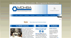 Desktop Screenshot of mdhba.org