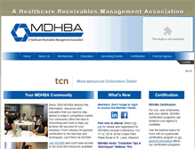 Tablet Screenshot of mdhba.org